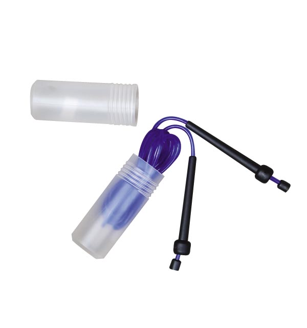 SKIPPING ROPE WITH PLASTIC HANDLE