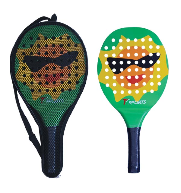 BEACH TENNIS RACKET WITH HOLES