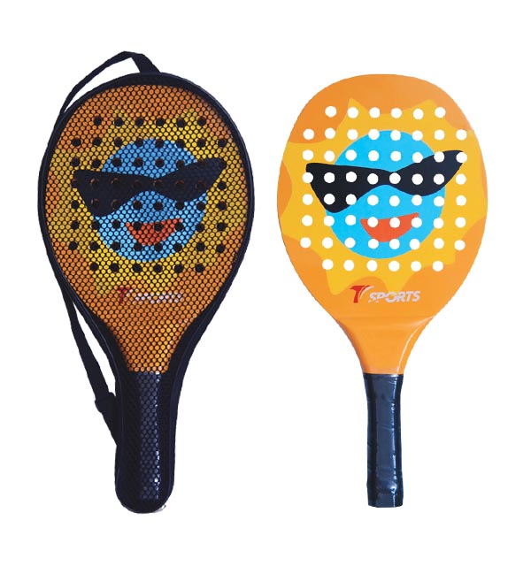 BEACH TENNIS RACKET WITH HOLES